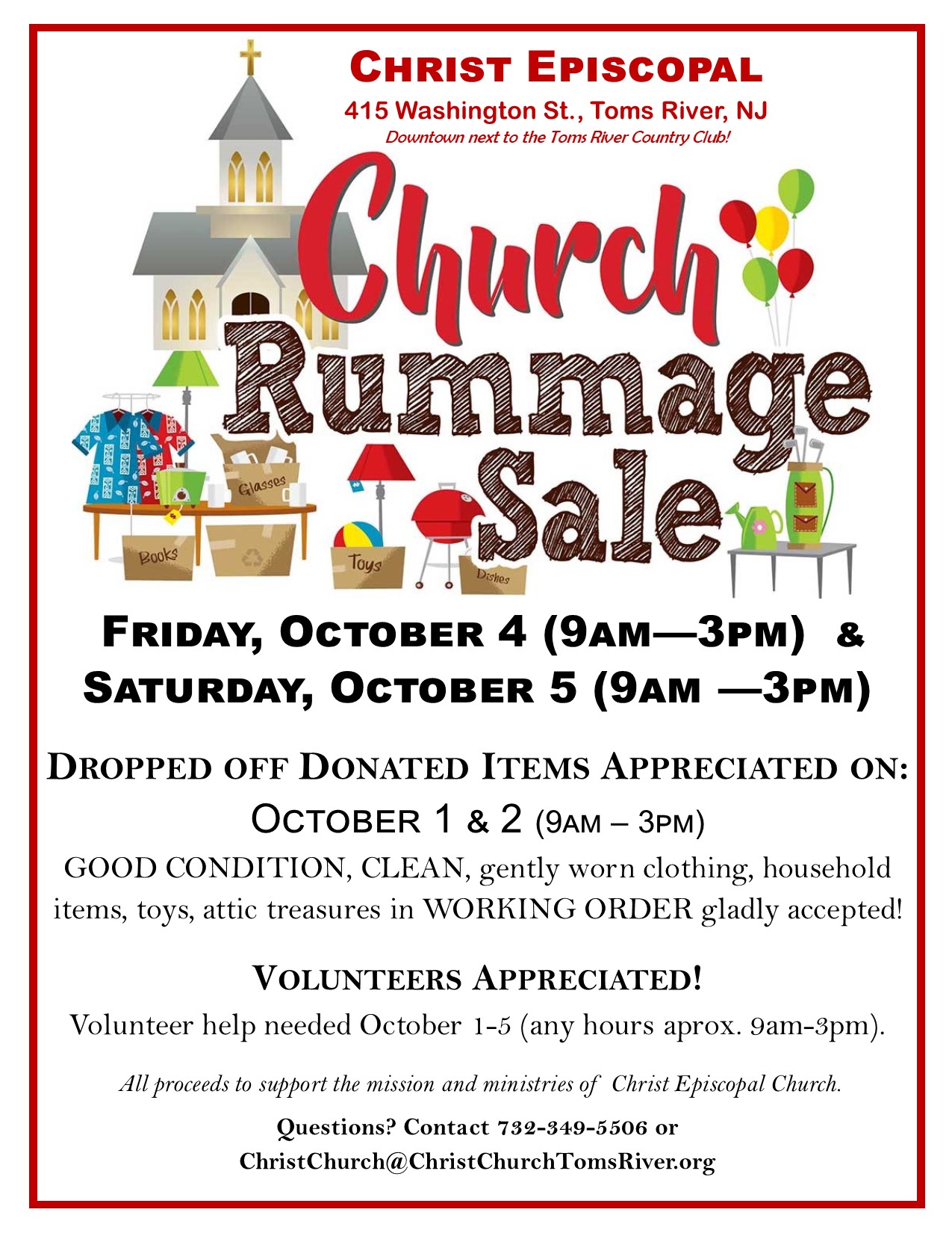 2024 Rummage Sale BILINGUAL