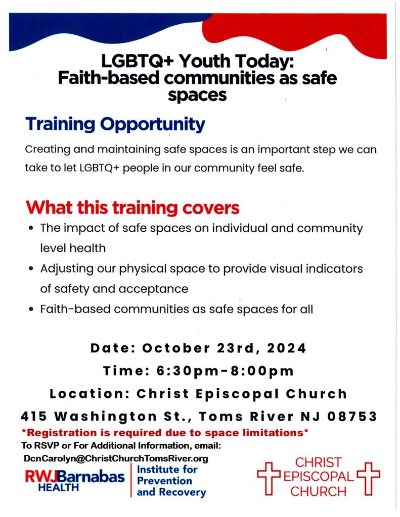 LGBTQ+Youth training 10.23.24