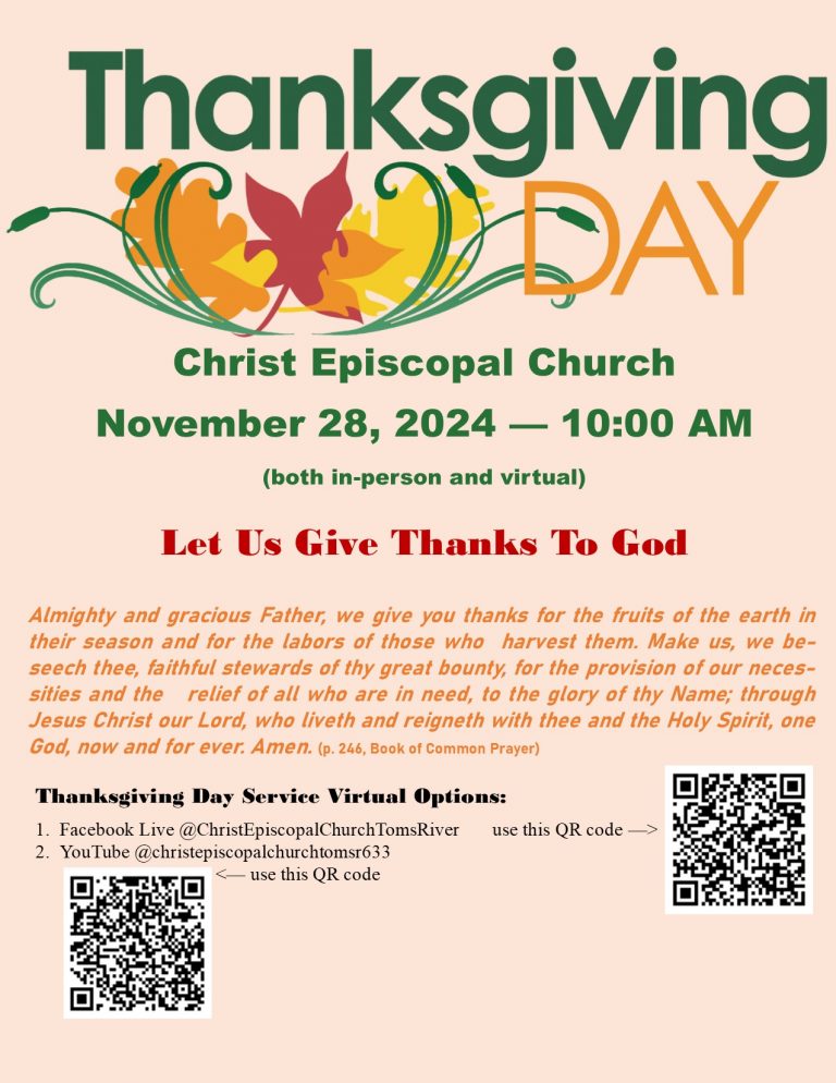 Thanksgiving Day Service Flyer