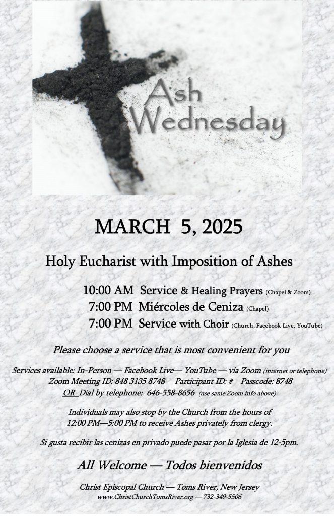 2025 ASH WEDNESDAY